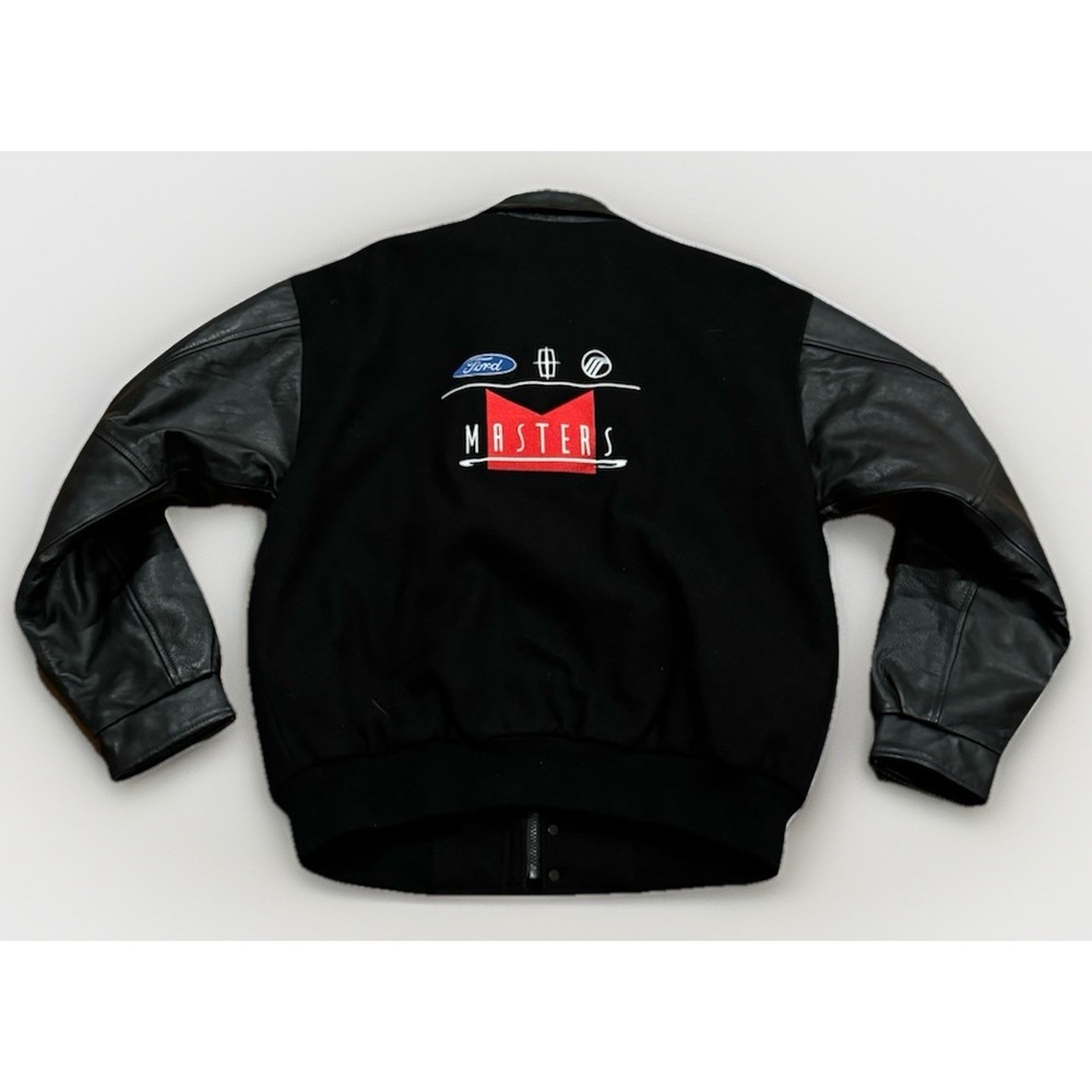 Vintage Ford Racing Varsity Masters Jacket L Mustang Shelby Employee Gift Rare